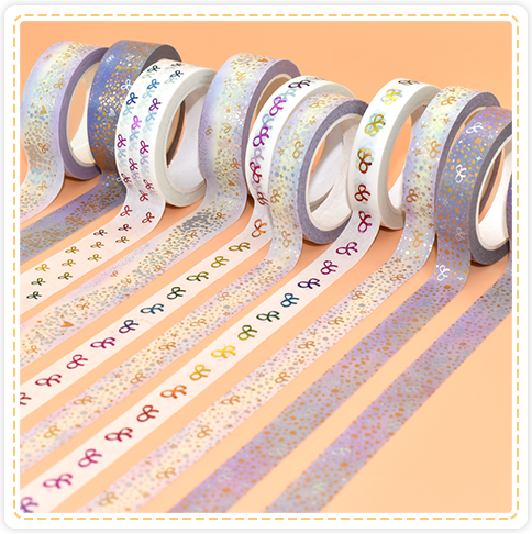 ¿A qué se debe prestar atención al diseñar y personalizar Foil Washi Tape?